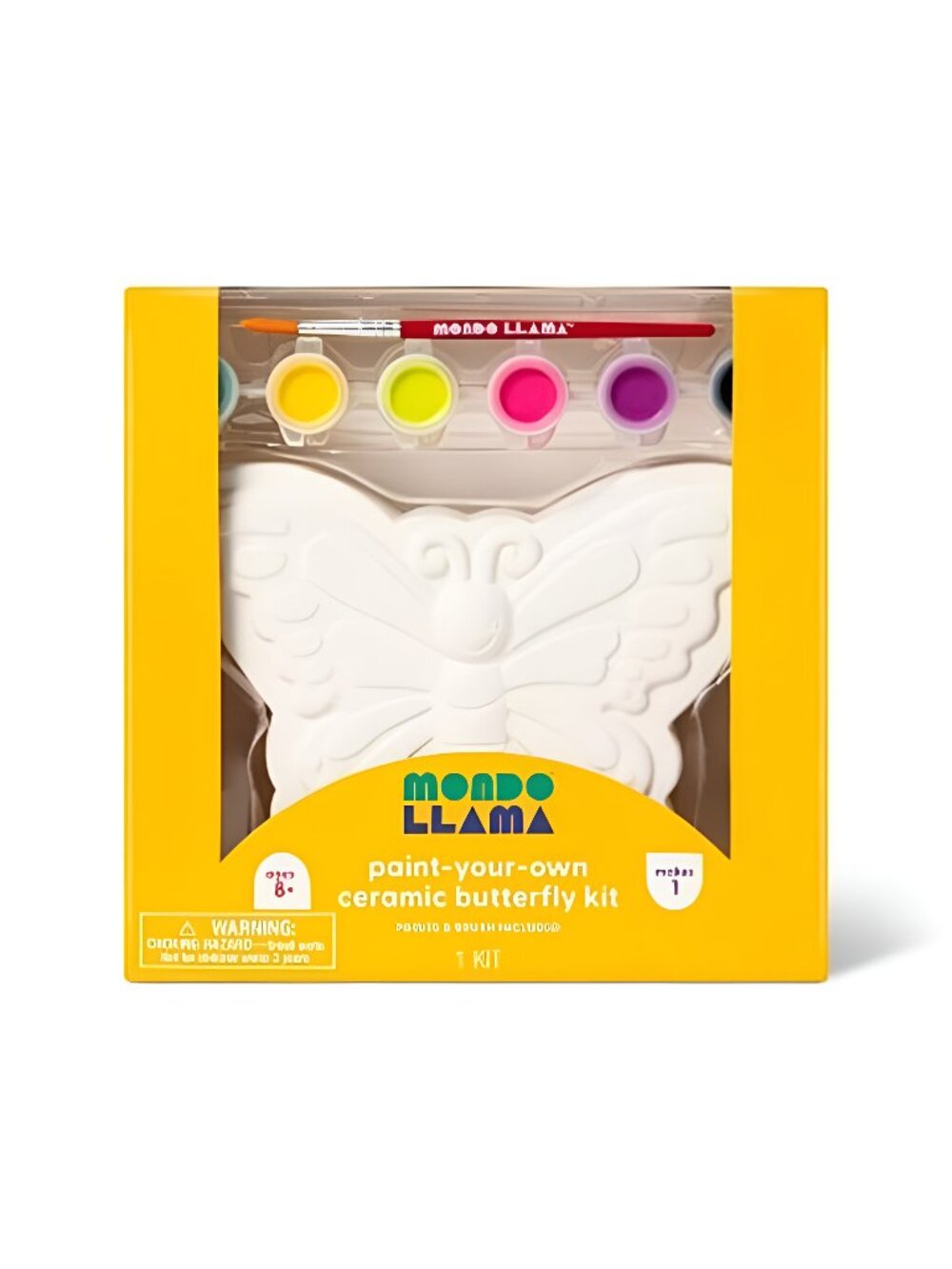 Paint-Your-Own Ceramic Butterfly Craft Kit - Mondo Llama